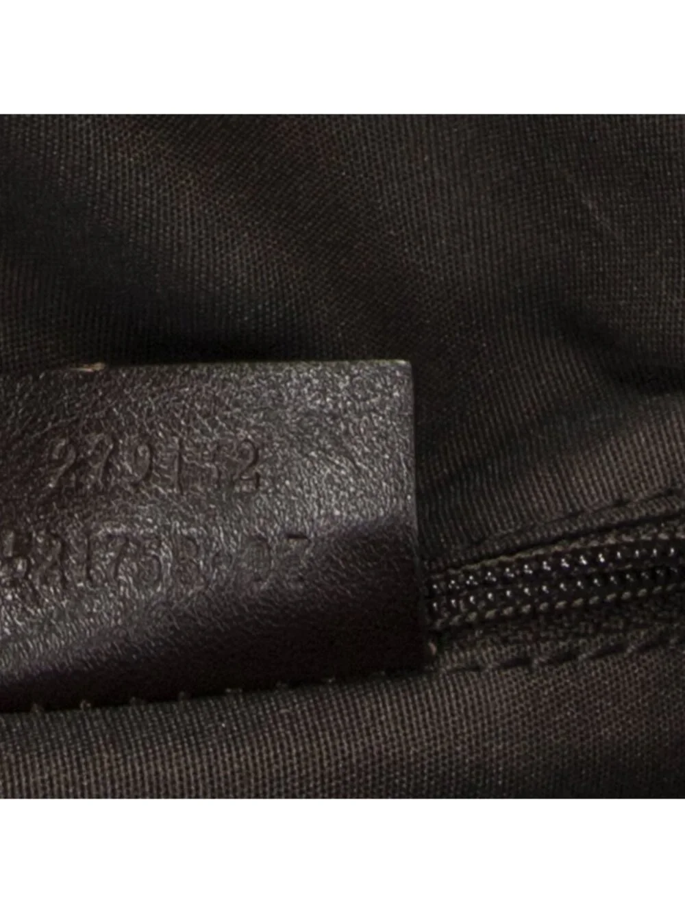 Gucci Zip Hobo Dark Brown Canvas